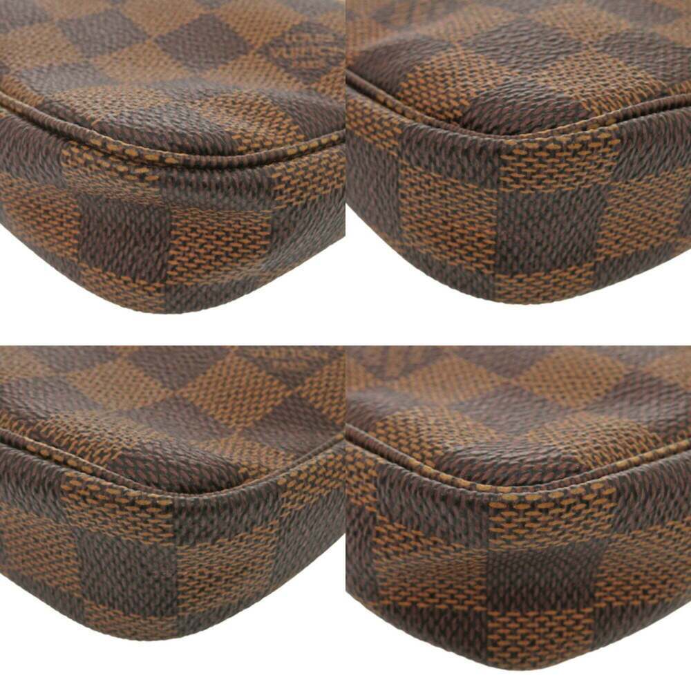 LOUIS VUITTON Authentic Brown Damier Pochette Pouch - Picture 4 of 9